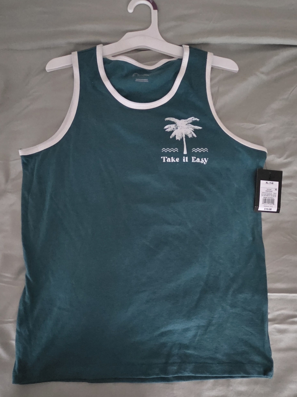 Target Green Graphic Tee with White Print